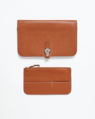 LOUIS VUITTON Monogram Travel Case Vintage Zip Around Wallet W 2.5cm [Used]