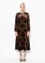 Saint Laurent Pre-Fall 2021 Intarsia Velvet Dress - 1