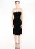 Saint Laurent 2022 Velvet Strass Trim Dress - 1