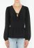 Chloé 2004 Cinched Keyhole Silk Blouse - 1