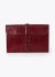 Hermès '80s Burgundy Box Jige Clutch - 1 Hermès '80s Burgundy Box Jige Clutch - 1