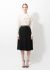                             70s "Triomphe" Belted Pleated Skirt - 1