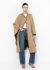 Chloé Camel Leather Trim Cape - 1