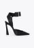 Saint Laurent F/W 2022 Claude Satin Buckled Pumps - 1 Saint Laurent F/W 2022 Claude Satin Buckled Pumps - 1