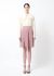 Chanel Mauve Pleated Silk Skirt - 1