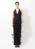                             90s Stephen Sprouse Feather Gown - 1