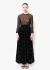 Oscar De La Renta 60s Silk & Velvet Sequin Dress - 1