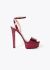 Gucci 'Leila' Metallic Platform Sandals - 1