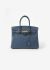 Hermès Blue Ostrich Birkin 30 - 1