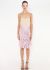 Saint Laurent S/S 2003 Ruched Silk Rose Skirt - 1