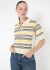 Miu Miu 2024 Striped Knit Emblem Polo - 1 Miu Miu 2024 Striped Knit Emblem Polo - 1