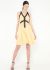 Louis Vuitton Stitched Leather Trim Dress - 1 Louis Vuitton Stitched Leather Trim Dress - 1