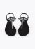 Chanel 2023 Quilted Embellished Bow Sandals - 1 Chanel 2023 Quilted Embellished Bow Sandals - 1