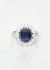 Vintage & Antique 18k White Gold, Sapphire & Diamond Ring - 1 Vintage & Antique 18k White Gold, Sapphire & Diamond Ring - 1