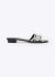Chanel 2022 Pearl Embellished 'CC' Mules - 1