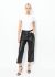Céline S/S 2018 Leather Cropped Trousers - 1