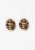 Exquisite Vintage Goldtone Clip Earrings - 1