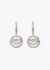 Modern Fine Jewelry 14K White Gold & Diamond Earrings - 1 Modern Fine Jewelry 14K White Gold & Diamond Earrings - 1