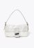 Fendi Crackled Metallic Suede Baguette Bag - 1 Fendi Crackled Metallic Suede Baguette Bag - 1