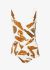 Hermès Vintage Graphic Wrap Swimsuit - 1