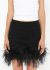Miu Miu 2022 Cashmere Feather Trim Skirt - 1