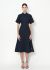 Céline F/W 2017 Fluted Pinstripe Dress - 1