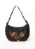 Valentino Early 2000s Denim Embroidered Hobo Bag - 1