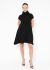 Balenciaga Flared Turtleneck Knit Dress - 1