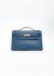 Hermès 2022 Bleu Brighton Swift Pochette Kelly - 1