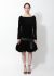 Saint Laurent Vintage Couture Velvet Ruffled Dress - 1