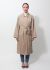 Exquisite Vintage Flared Trench Coat - 1