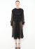 '70s Embroidered Chiffon Dress - 1