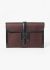 Hermès RARE Jige Crinoline & Box Leather Clutch - 1 Hermès RARE Jige Crinoline & Box Leather Clutch - 1