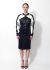 Louis Vuitton F/W 2016 Leather Wool Belted Dress - 1