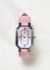 Repossi Stainless Steel & Pink Leather Wristwatch - 1