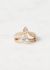                                         Vintage 18k Gold &amp; Diamond Crown Ring-1