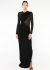 Saint Laurent F/W 2022 Draped Mesh Gown - 1