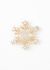Chanel 2019 Snowflake Pearl Brooch - 1