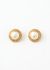 Chanel Vintage Goldtone Pearl Clip Earrings - 1