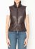 Calvin Klein 1992 Leather Puffer Vest - 1