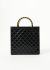 Chanel '90s Patent Quilted Tote Bag - 1