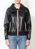 Céline Leather Hooded Zip Jacket - 1