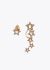 Modern Fine Jewelry Rosa de la Cruz 18k Yellow Gold & Diamond Star Earrings - 1