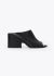 Céline Sculpted Heel Leather Mules - 1 Céline Sculpted Heel Leather Mules - 1