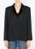Saint Laurent '70s Velvet Trim Textured Blazer - 1 Saint Laurent '70s Velvet Trim Textured Blazer - 1