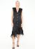 Prada 2019 Charmeuse Feather Trim Dress - 1 Prada 2019 Charmeuse Feather Trim Dress - 1