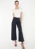Chloé 2024 Navy Flared Cotton Trousers - 1 Chloé 2024 Navy Flared Cotton Trousers - 1