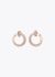 Tiffany & Co 18k Rose Gold & Diamond T1 Open Hoop Earrings - 1 Tiffany & Co 18k Rose Gold & Diamond T1 Open Hoop Earrings - 1