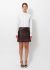 Céline Burgundy Leather Skirt - 1