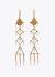 Modern Fine Jewelry Ornate 18K Gold Chandelier Briolette Diamond Earrings - 1 Modern Fine Jewelry Ornate 18K Gold Chandelier Briolette Diamond Earrings - 1